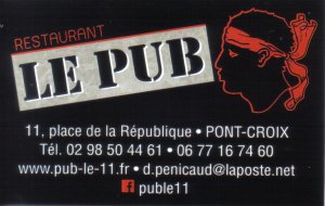 Brasserie Pub le 11 Pont-Croix